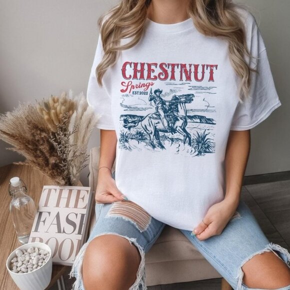 Tops - Bookish Cowboy Shirt, Cowboy Romance Reader Club Western Book Lover Shirt
